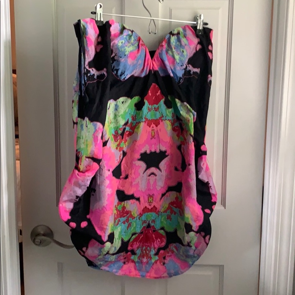 Mara Hoffman silk floral minidress